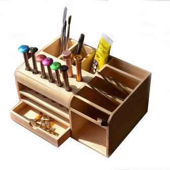 Primary image of PHONE REPAIR DESKTOP TOOL PARTS BOX WOODEN - Quality Phone Parts in Sri Lanka