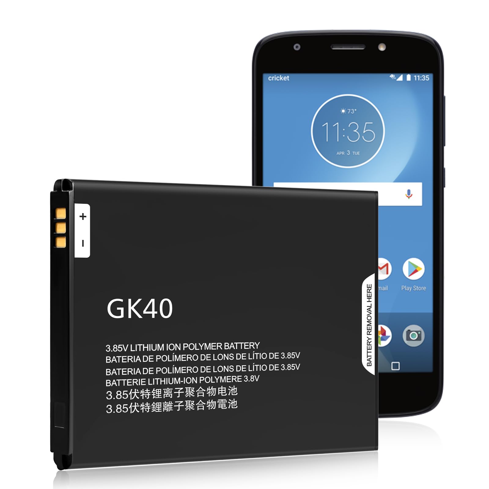 Replacement for MOTOROLA GK40 MOTO G4 PLAY / G5 / E4 BATTERY - Quality Phone Parts in Sri Lanka