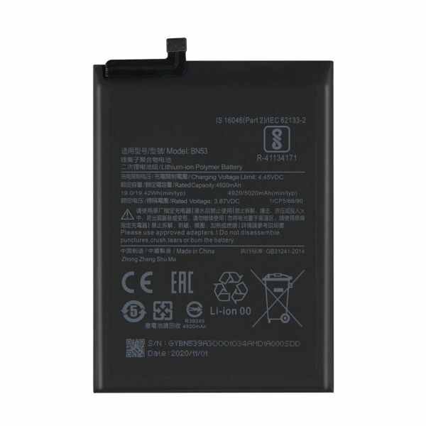Replacement for XIAOMI BN53 NOTE 9 PRO SCS BATTERY - Quality Phone Parts in Sri Lanka