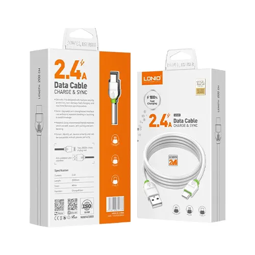 Replacement for LS-33 TYPE-C 2M DATA USB CHARGING CABLE 2.4/3A CABLE - Quality Phone Parts in Sri Lanka