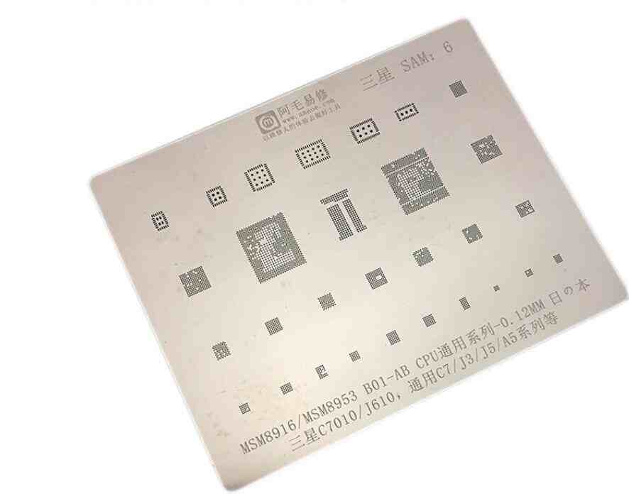 Replacement for AMAOE SAM6 C7010/J610 BGA REWORK STENCIL - Quality Phone Parts in Sri Lanka
