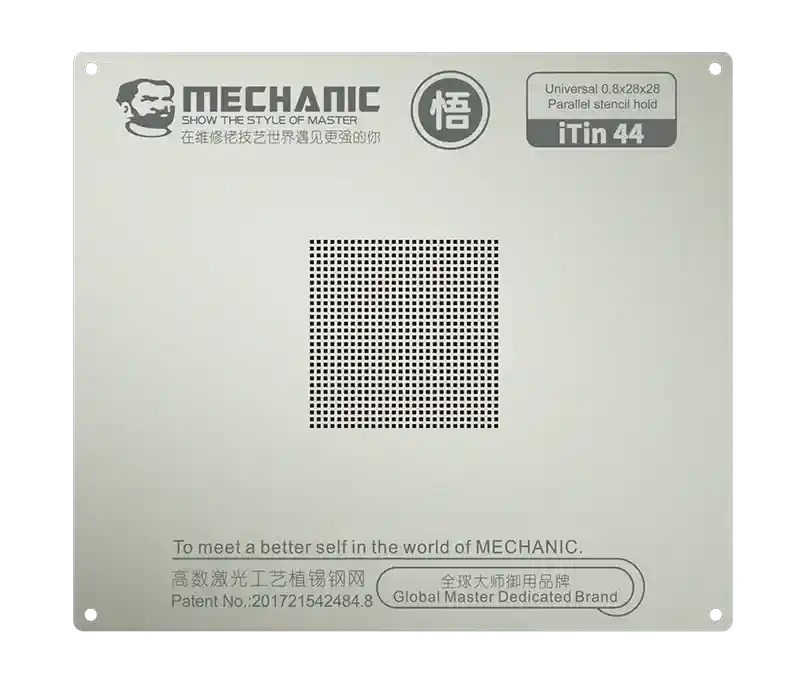 Replacement for ITIN 44 UNIVERSAL STENCIL 0.5X32X32 MECHANIC - Quality Phone Parts in Sri Lanka