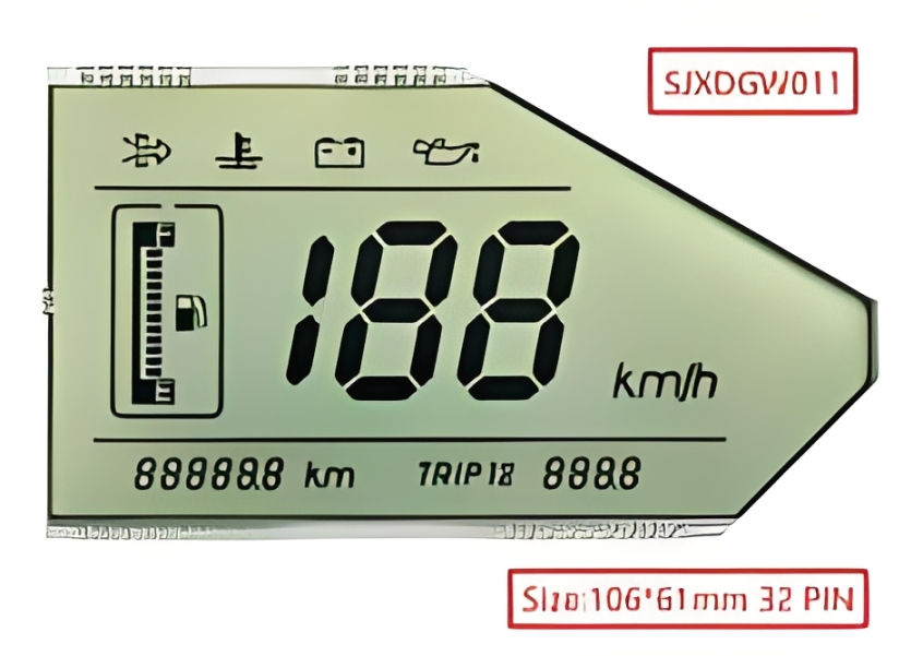Primary image of BAJAJ PULSER ARROCV.G.3/4 DISPLAY 4538 BF - Quality Phone Parts in Sri Lanka