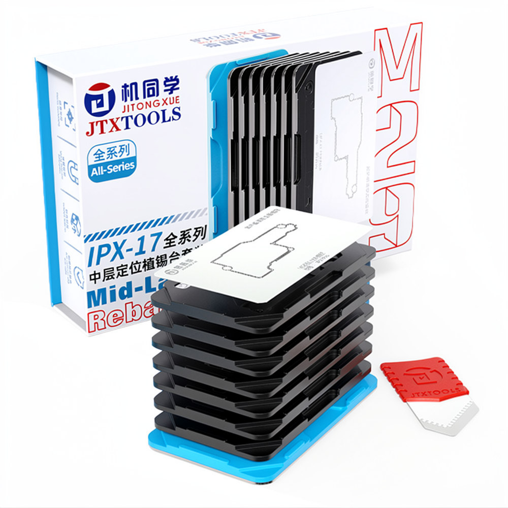 Replacement for JTX M29 MIDDLE LAYER BGA REBALLING STENCIL X-17PM - Quality Phone Parts in Sri Lanka