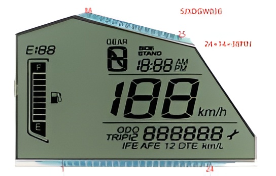 Replacement for NS200 SJXDGW036 38PIN (23+15) DISPLAY - Quality Phone Parts in Sri Lanka