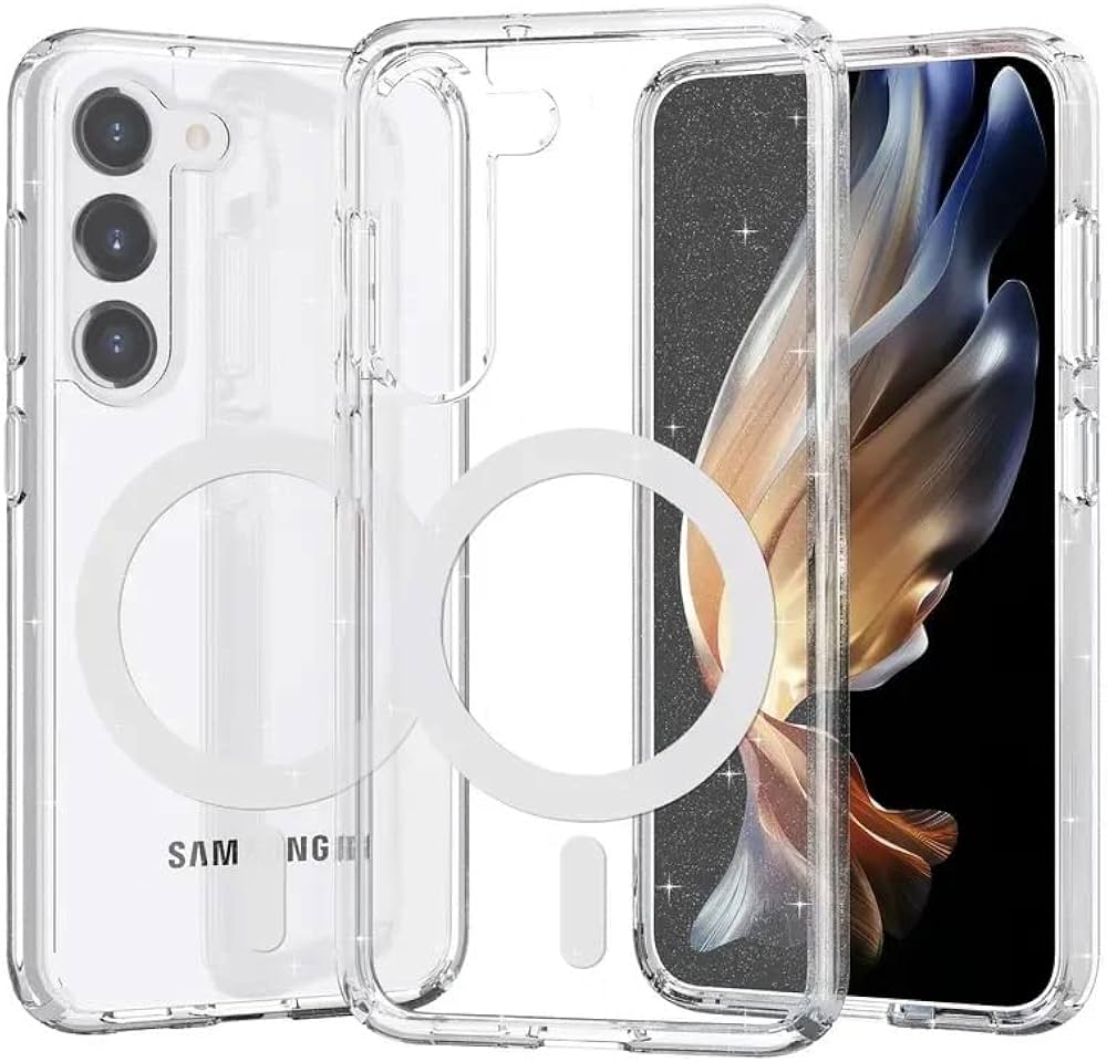 Replacement for SAMSUNG S22 PLUS TRANSPARENT MAGNETIC BACK POUCH - Quality Phone Parts in Sri Lanka