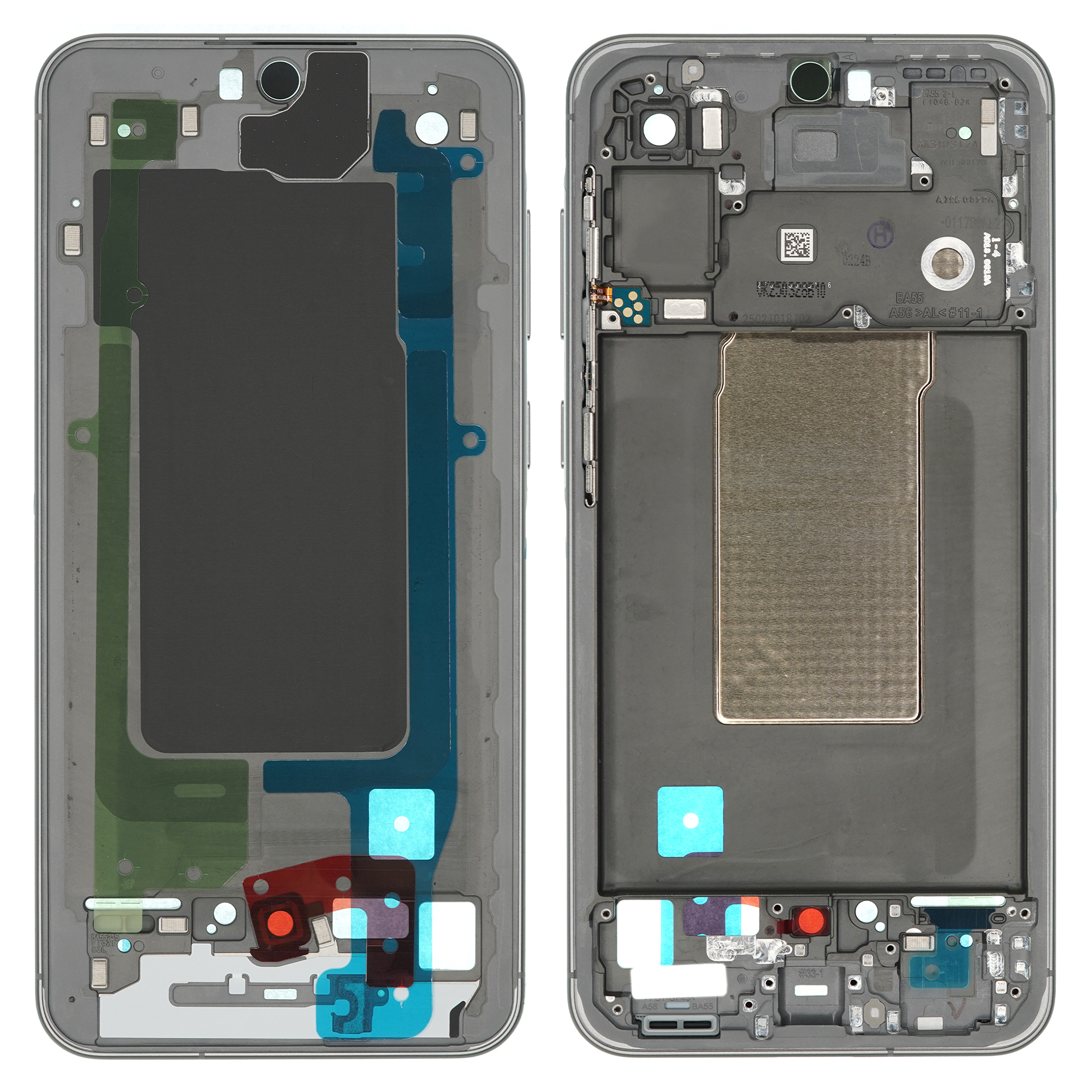 Primary image of SAMSUNG A56 SILVER MIDDLE HOUSING - Quality Phone Parts in Sri Lanka