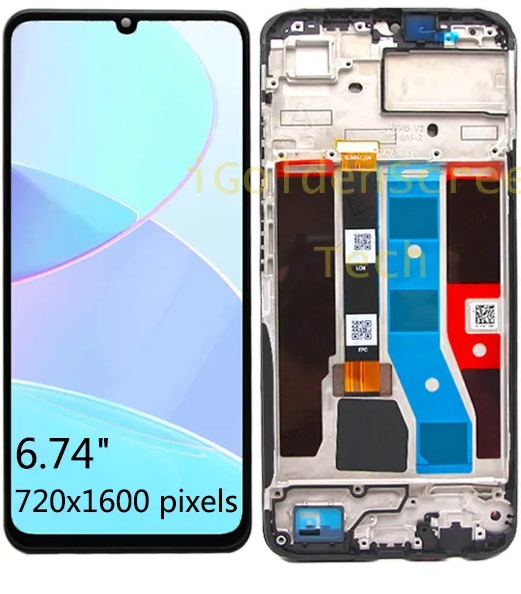 Replacement for OPPO REALME C51 / C53 DISPLAY P/W - Quality Phone Parts in Sri Lanka