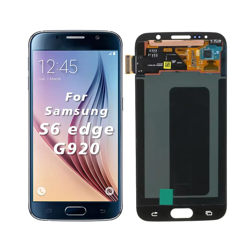 Replacement for SAMSUNG S6 EDGE BLACK OEM DISPLAY - Quality Phone Parts in Sri Lanka