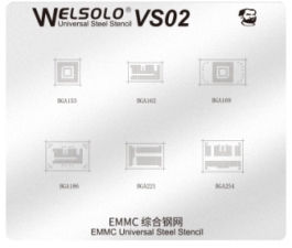 Replacement for VS02 EMMC UNIVERSAL BGA REWORK STENCIL - Quality Phone Parts in Sri Lanka