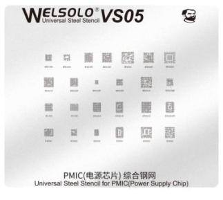 Replacement for VS05 POWER SUPPLY CHIP BGA REWORK STENCIL - Quality Phone Parts in Sri Lanka