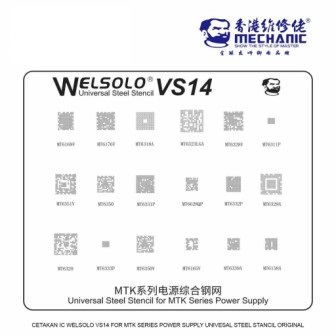 Replacement for VS14 MTK SERIES POWER SUPPLY BGA REWORK STENCIL - Quality Phone Parts in Sri Lanka