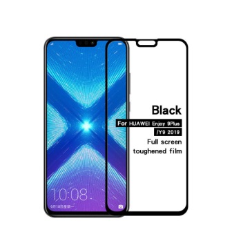 Replacement for Y9 2019 FULL TEMPERED SCREEN GUARD BLACK HUAWEI - Quality Phone Parts in Sri Lanka
