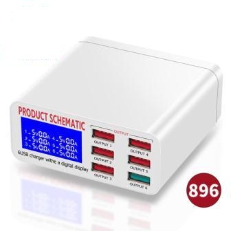 Replacement for 896 6 PORT 5V 40W MULTI FUNCTION POWER SUPPLY - Quality Phone Parts in Sri Lanka